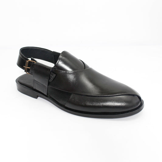 K001 Black Handmade Leather Kheri