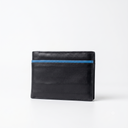 Leatheo Classic Bifold Wallet – Blue Accent