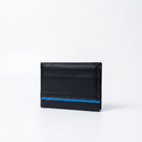 Leatheo Classic Bifold Wallet – Blue Accent