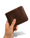 Leatheo Classic Bifold Wallet – Espresso Brown