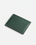 Leatheo Minimal Leather Card Holder – Forest Green