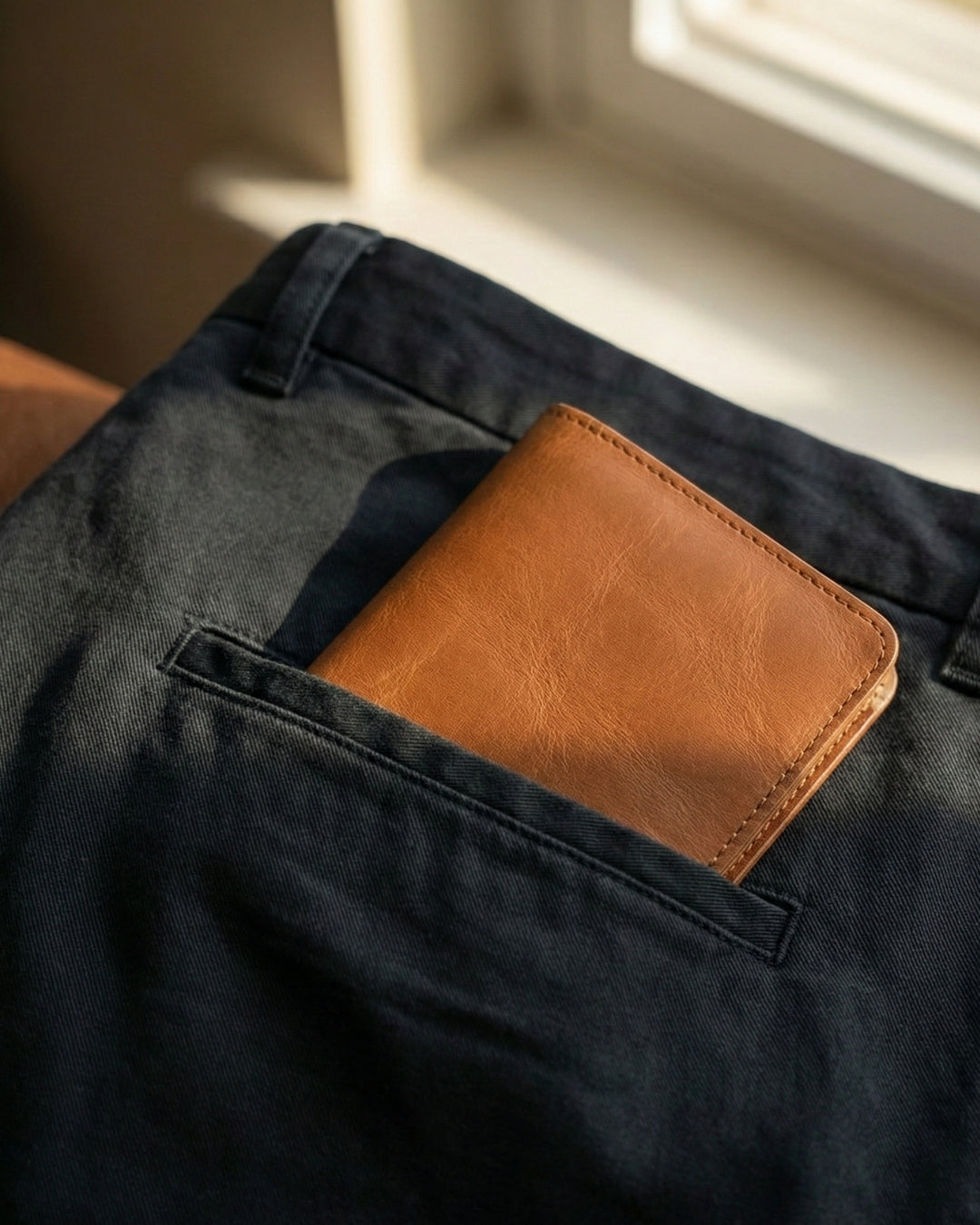 Leatheo Classic Bifold Wallet – Tan Brown