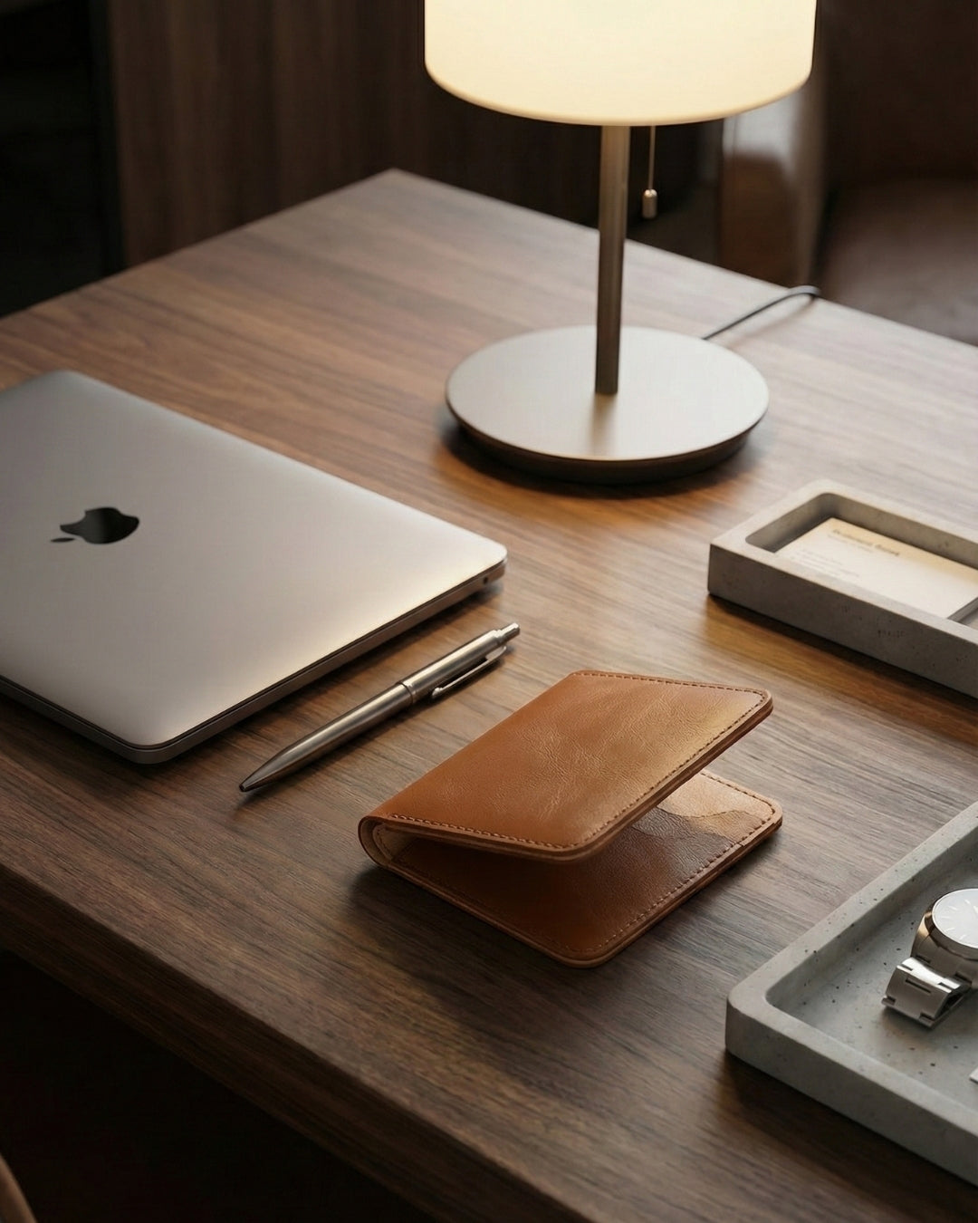 Leatheo Classic Bifold Wallet – Tan Brown