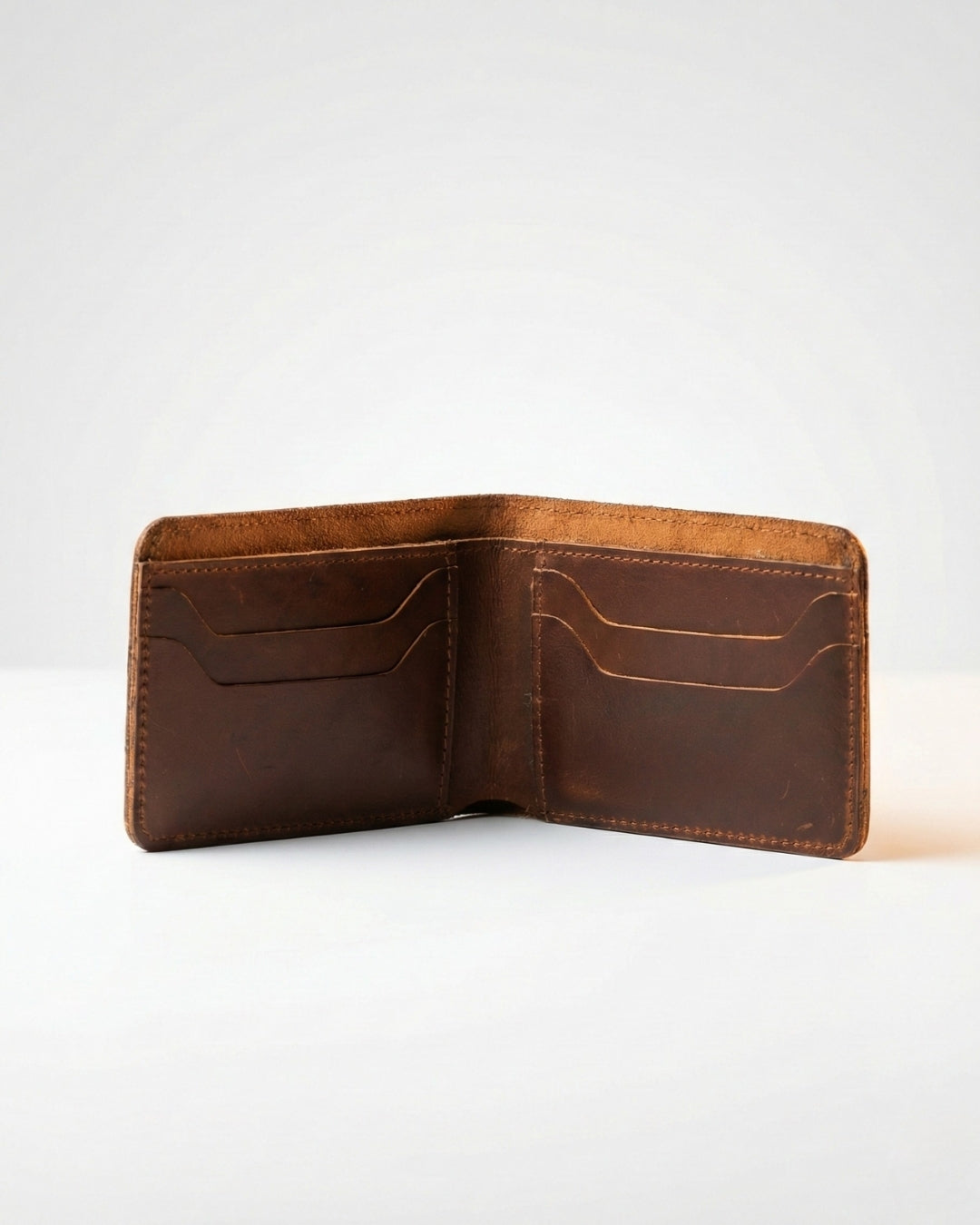 Leatheo Classic Bifold Wallet – Espresso Brown