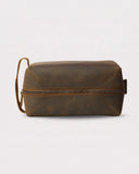 Leatheo Royal Leather Dopp Kit — Vintage Brown