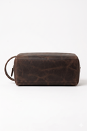 Leatheo Royal Leather Dopp Kit — Vintage Brown