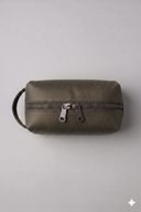 Leatheo Royal Leather Dopp Kit — Midnight Navy