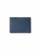 Leatheo Minimal Leather Card Holder – Navy Blue