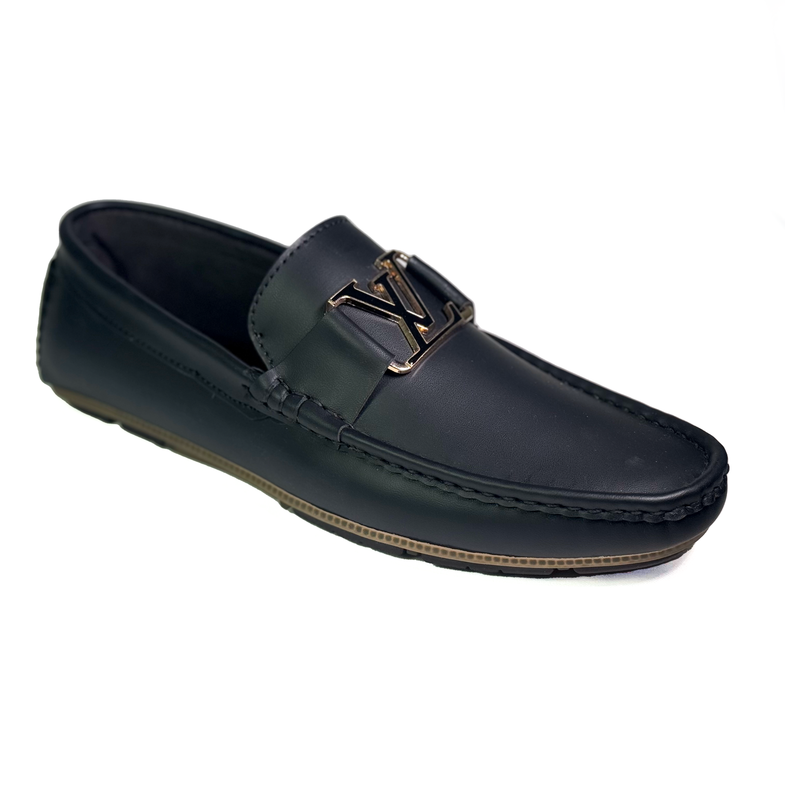 LV BLK Loafers