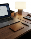 Leatheo Minimal Leather Card Holder – Cognac Brown