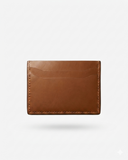 Leatheo Minimal Leather Card Holder – Cognac Brown