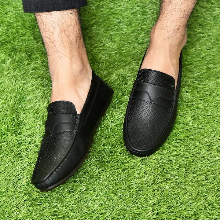 Black Scorpion Doted Loafer